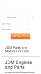 Mobile Screenshot of jdmmotorsforsale.com