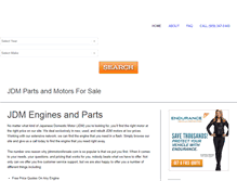 Tablet Screenshot of jdmmotorsforsale.com